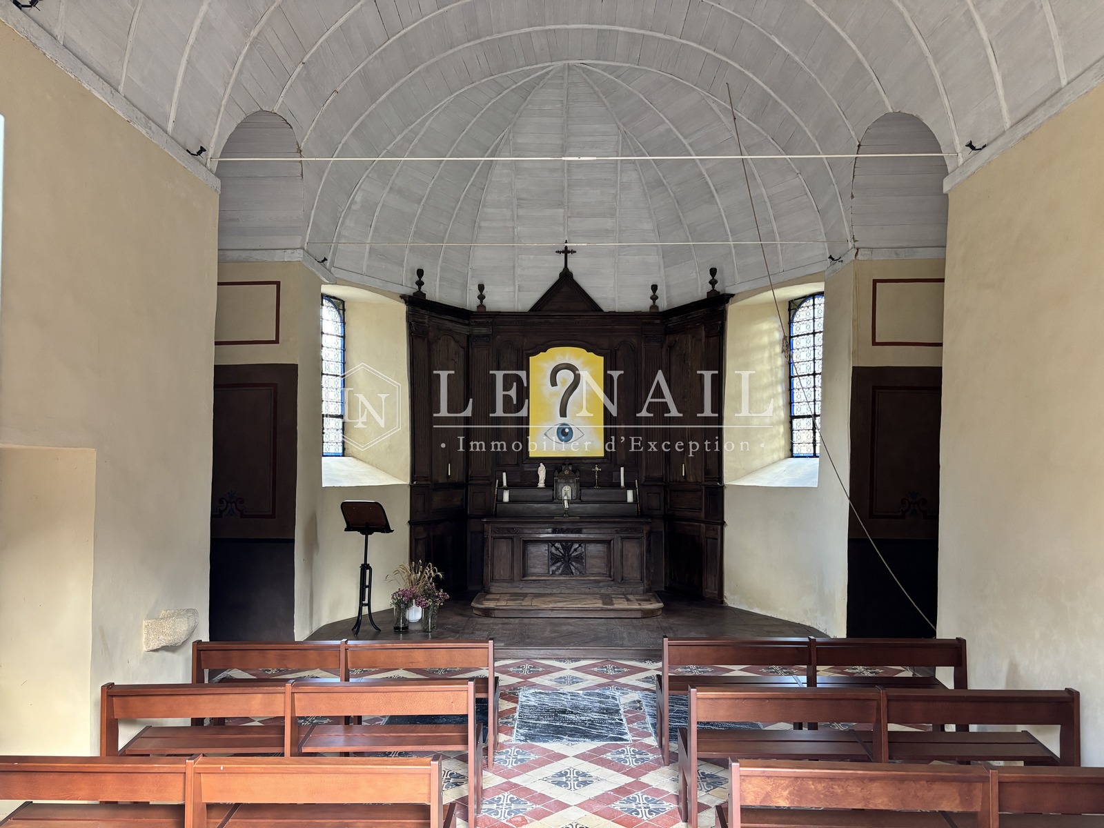 Vue 14 de Entre Rennes et Vitré, manoir du XVIIIe siècle, sa chapelle et son domaine équestre de 12 hectares