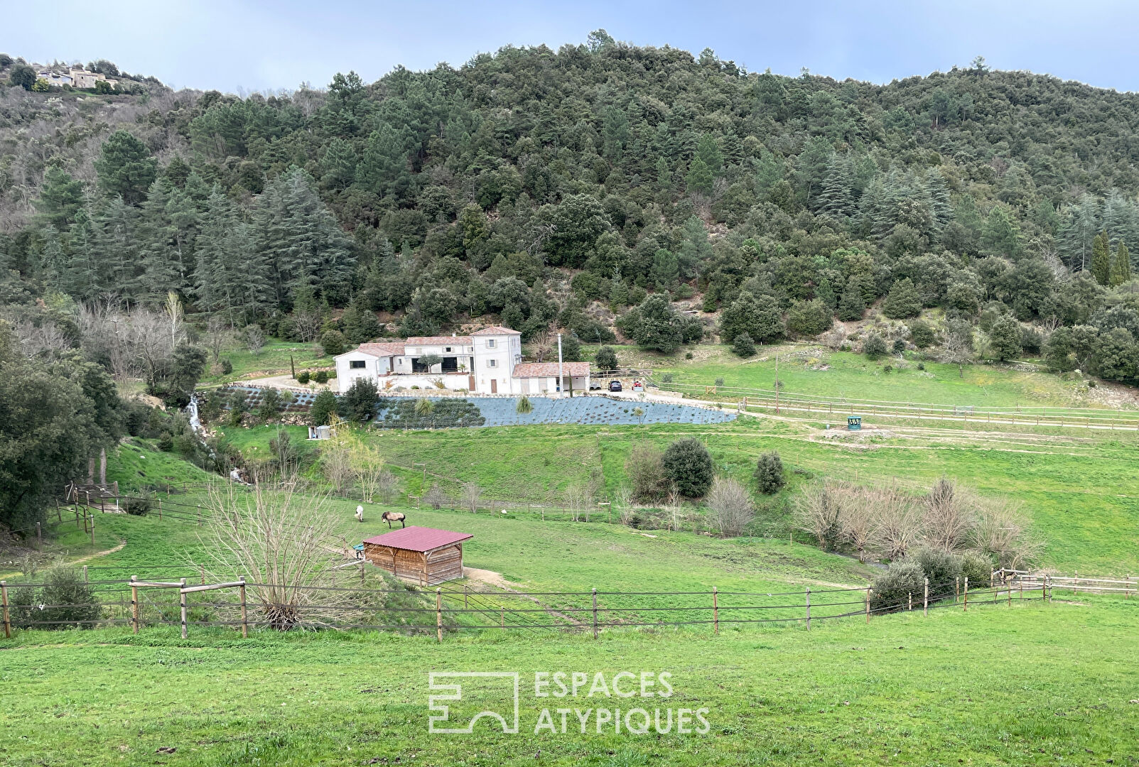 Vue 2 de Propriété avec 10ha de terrain et installations équestres