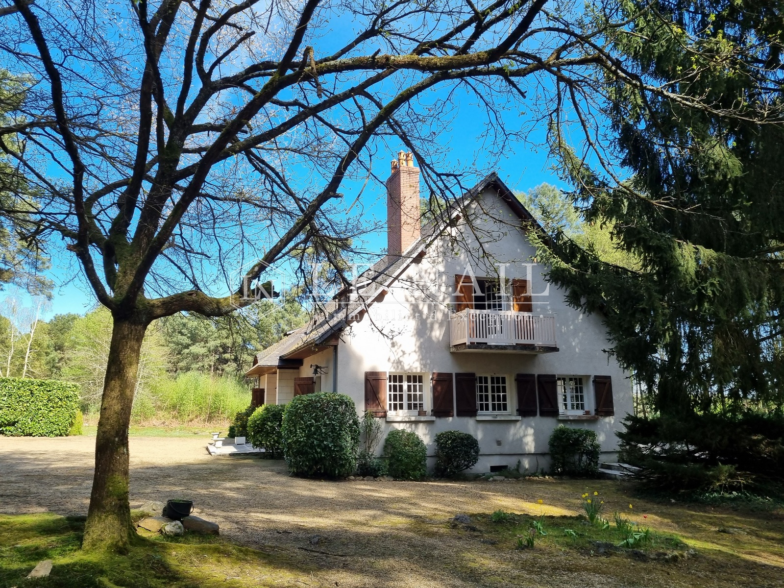 Vue 19 de Maison contemporaine avec installations équestres sur 22 hectares